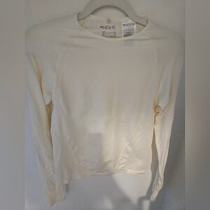 2 FOR $20 ITEM- H&M Women's Cream Long Sleeve Top